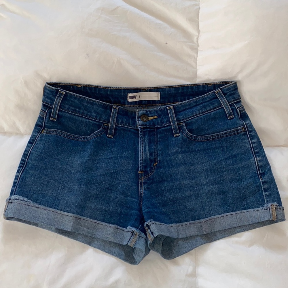 Levi’s mini shorts denim jean